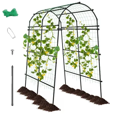 Immagine prodotto di Arco da giardino di 230 cm per piante rampicanti, in metallo con rivestimento in PE