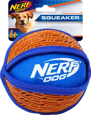 Produktbild von NERF Dog Force Grip Ball 15cm rot/blau