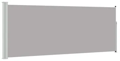 Produktbild von vidaXL Ausziehbare Seitenmarkise 120x300 cm Grau