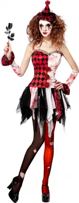 Produktbild von Teuflisches Harlekin Damenkostüm Größe: XL