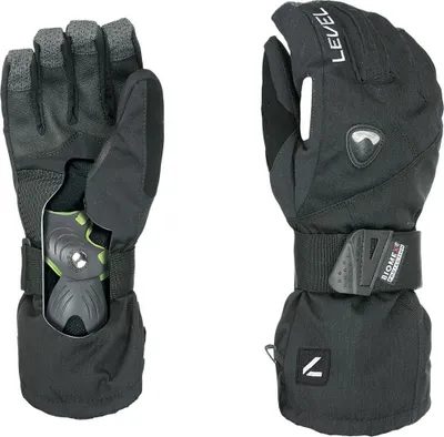 Obrázok produktu pre Lyžiarske rukavice LEVEL Fly Black - pánske, veľkosť:8