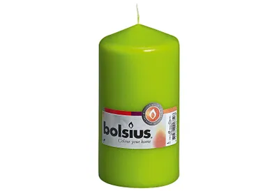 Image de Bougie ronde 13x6,8cm citron