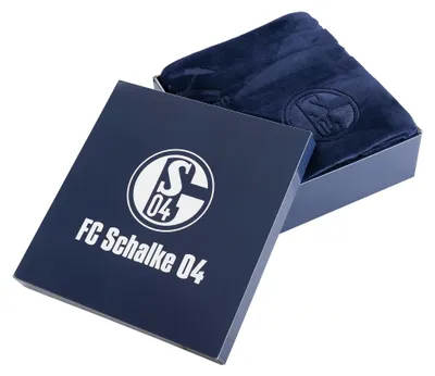 Produktbild von FC Schalke 04 Decke geprägt navy 150x200 cm