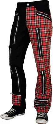 Produktbild von Rock Rag - Tartan, Hose Rot/Schwarz im Straight-Fit-Style