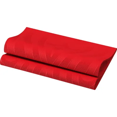 Produktbild von Duni Elegance Servietten Lily rot 40x40cm 40 Stück