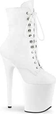 Produktbild von FLAMINGO-1020 Damen Booties von Pleaser, Weiß , EU 38, US 8