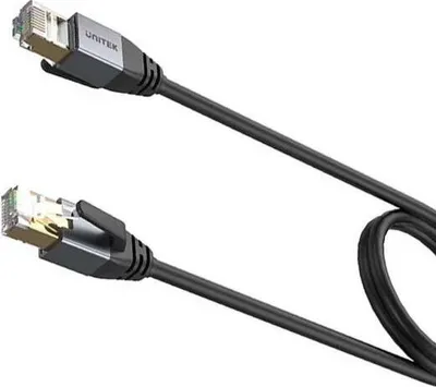 Obrázek produktu pro UNITEK C18149AGY03-3M, 3 m, Cat8, S/FTP (S-STP), RJ-45, RJ-45, Černá