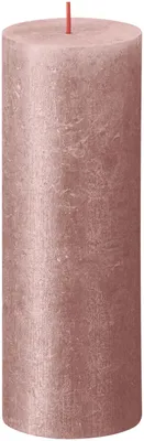 Produktbild von Bolsius Stumpenkerze Shimmer Pink - 19 cm / ø 7 cm