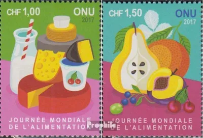 Produktbild von Briefmarken UNO - Genf 2017 Mi 1021-1022 (kompl.Ausg.) postfrisch Welternährungstag