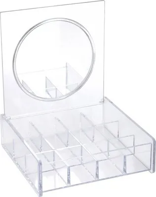 Produktbild von Kosmetik Organizer Kosmetikständer mit Spiegel ELEGANZA 12 Fächer