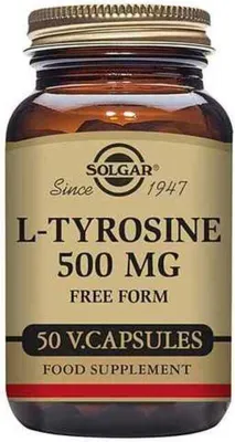 Imagen del producto de Solgar L-tirosina - L-tirosina 500 mg 033984027602