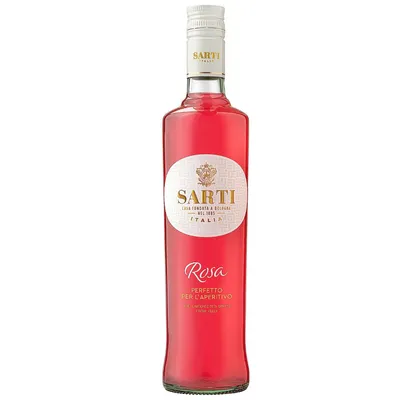 Produktbild von Sarti Rosa Aperitivo ovocná, sladká chuť z Talianska 700ml