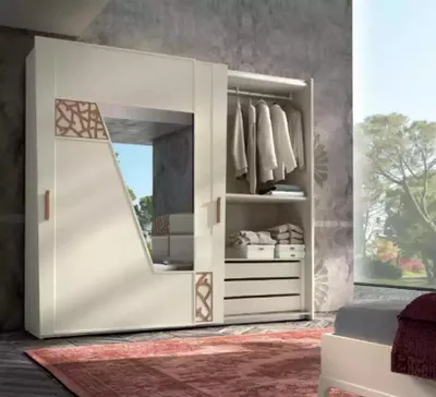 Obrázok produktu pre Šatníková skriňa do spálne Šatníková skriňa do spálne z dreva