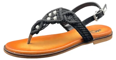 Produktbild von 2GO FASHION Zehenstegsandalen Damen 31383234303334 Schwarz 42 EU