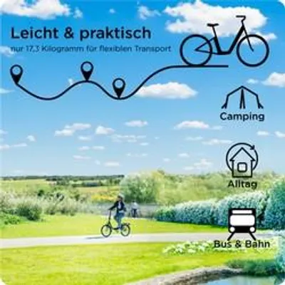Produktbild von Zündapp ZF40 20 Zoll Klapprad Klappfahrrad Faltrad StVZO Faltfahrrad Erwachsene Damen Herren tiefer Einstieg