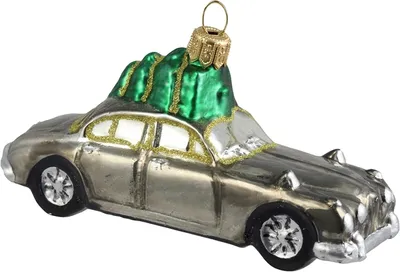 Obrázok produktu pre Vianočná ozdoba auto strieborné
