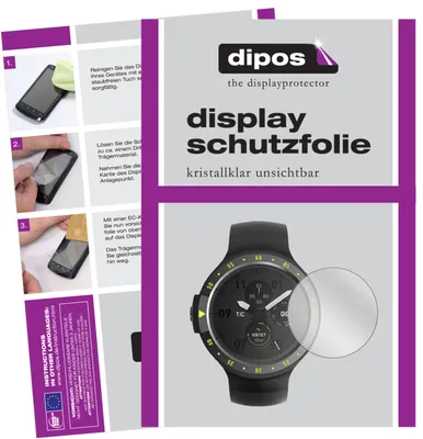 Produktbild von 6x Schutzfolie für Ticwatch S Smartwatch klar Displayschutzfolie Folie Display