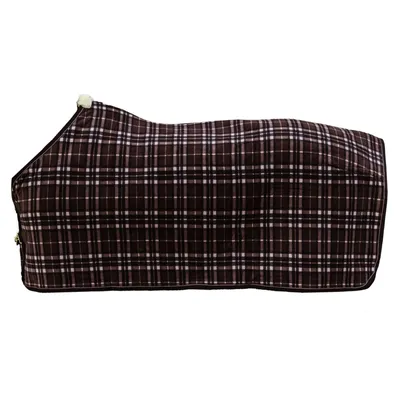 Produktbild von Kentucky Horsewear Abschwitzdecke Heavy Fleecedecke Pferdedecke Check Printing Braun 155