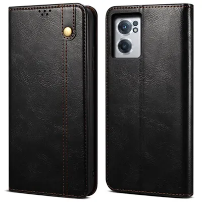Obrázek produktu pro Pouzdro pro OnePlus Nord CE 2 5G, kožené flip pouzdro peněženka s funkcí stojánku černé