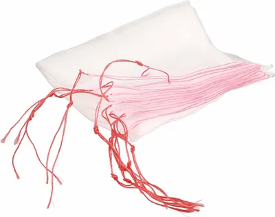 Image de Lot de 10 sacs de protection pour fruits – sacs en filet avec cordon de serrage pour protéger des insectes, des nuisibles et des oiseaux (45 x 30 cm)