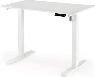Image de Bureau B53 avec fonction de réglage en hauteur, blanc