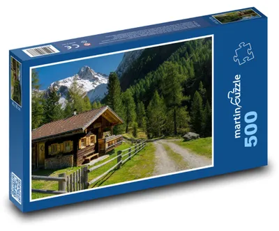 Obrázek produktu pro Puzzle 500 Horská chata v Rakousku - martinpuzzle