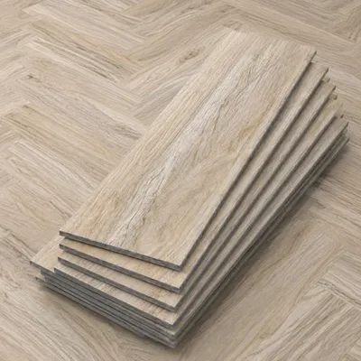 Productafbeelding van QEENTOE Zelfklevende PVC-vinyl vloertegels, eenvoudig te leggen, waterdicht en antislip, mat bruin houtmotief (36 stuks, 5,02 m²), AI-gegenereerde afbeelding