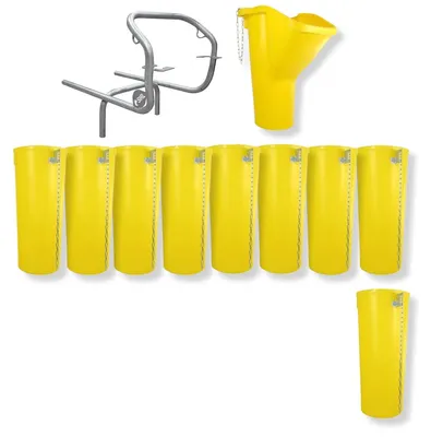 Produktbild von Sirl Bauschuttrutsche Schuttrutsche Schuttrohr Profi XXL SET (11-tlg. 10,58m)