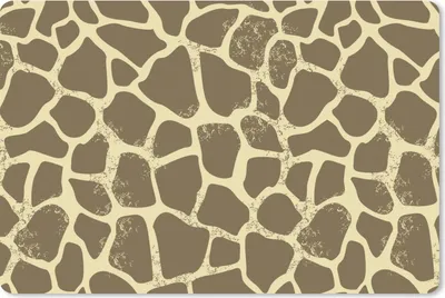 Produktbild von MuchoWow® Schreibtischunterlage Muster - Giraffe - Fell 60x40 cm - XXL Mauspad - Großes Mauspad
