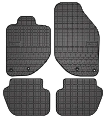 Image de Tapis de sol en caoutchouc pour Volvo V70 I 1996-2000 (break) – 4 pièces, noirs, sur mesure