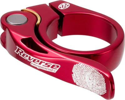 Produktbild von Reverse Alu Sattelstützen Long Life Klemme 31,8mm rot
