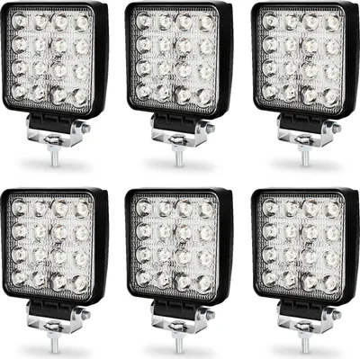 Obrázek produktu pro 6 kusů 48W LED pracovní světlo Offroad pracovní světlo 10V-30V Zpětné světlo Pomocný světlomet pro traktor Auto bagr