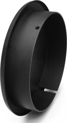 Produktbild von Raik Basic Blindklappe 160mm schwarz für Rauchrohr / Ofenrohr