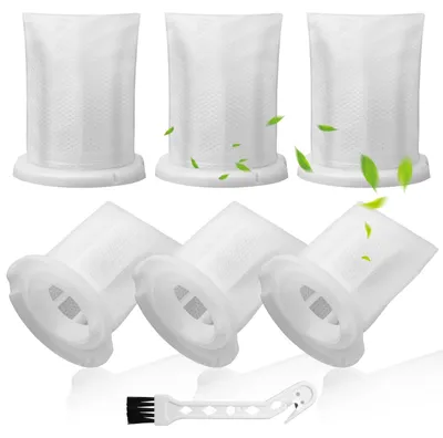 6er-Pack Filter für Vorwerk Kobold VC100 mit Reinigungsbürste