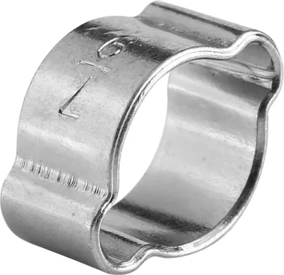 Obrázok produktu pre 10ks pozinkovaná železná pozinkovaná svorka na hadicu s dvoma ušami 5?23mm pre Fule Petrol Pipe Tube (7?9MM)