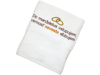 Obrázok produktu pre Osuška pre ženícha