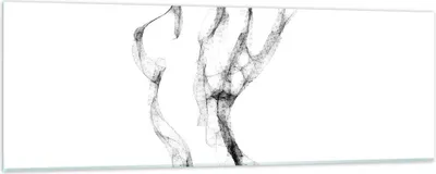 Produktbild von Bilder auf glas - Einteilig - Frau Körper Nacktheit - 90x30cm - Glasbilder - Wandbilder - Bilder - zum Aufhängen bereit - Wanddekoration aus Glas - Glas Bilder - Wandbild auf Glas - GAB90x30-4938