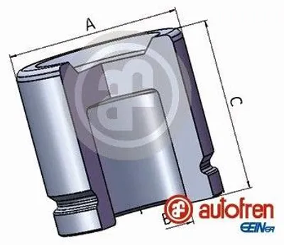 Produktbild von AUTOFREN SEINSA Kolben, Bremssattel x D025791