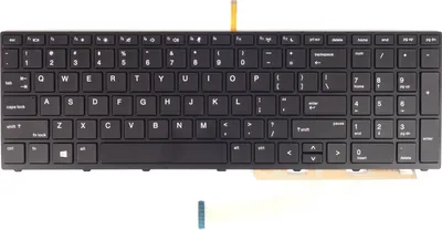 Produktbild von Tradebit - Tastatur für HP | Englisch US QWERTY INT | Volle Kompatibilität | Hochwertige Materialien | Modelle: ProBook 450 G5 455 G5 470 G5