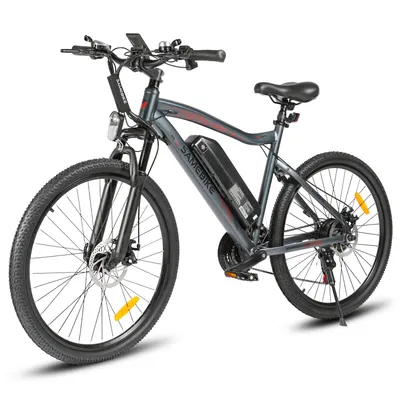Produktbild von SAMEBIKE SY26-II Klassisches E-Mountainbike E-bike Elektro-Faltrad Trekking e-bike mit SHIMANO 21-Gang (Grau)