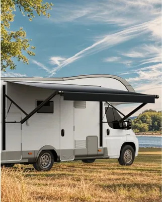 Obrázok produktu pre Bočná markíza pre kemping - Markíza pre karavany Elektrická modulárna markíza 5504mm - Outdoor camping príslušenstvo