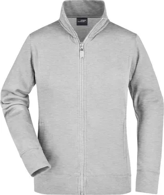 Produktbild von Sweat-Jacke aus formbeständiger Sweat-Qualität grey-heather, Gr. XXL