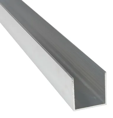 Produktbild von Aluminium U-Profil 50 x 50 x 4 mm - 1 Meter