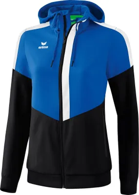 Produktbild von erima Squad Tracktop Jacke mit Kapuze 34 new royal/schwarz/weiß