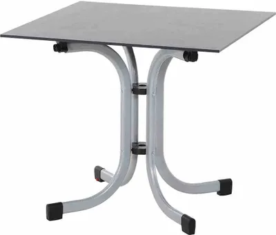 Produktbild von SIENA GARDEN Sola Klapptisch 80x80 cm, silber K95706