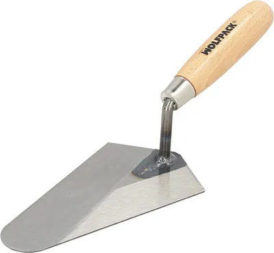 Image de Truelle de maçon avec manche en bois 348 160 mm.