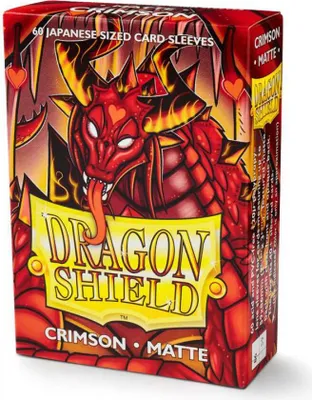 Immagine prodotto di Manicotti Dragon Shield - Cremisi opaco (60 manicotti)