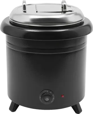 Image de Marmite électrique, capacité de 13 litres, réglage de la température, noir