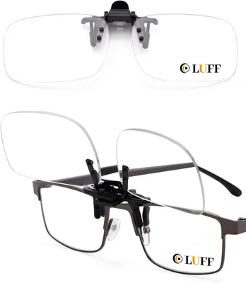 Produktbild von Lesebrille Clip Lupe, Tragbar, Robustes Material, Gummierte Klammer, Kompakt