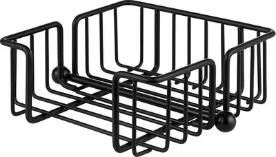 Produktbild von APS 11770 Serviettenhalter URBAN, Metall verchromt, 19 x 19 cm, Höhe 7,5 cm, für ca. 50 Servietten (1/4 Falz)